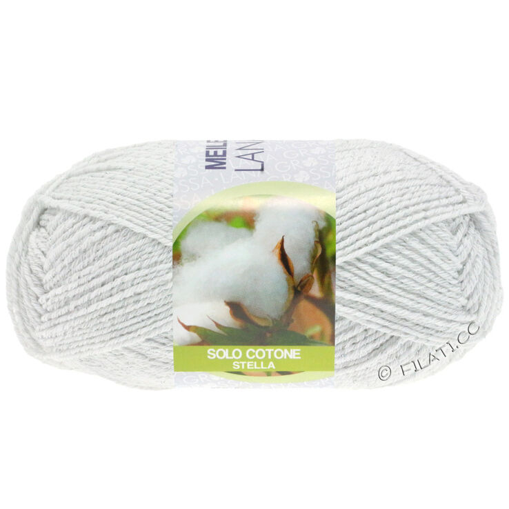 Lana Grossa MEILENWEIT 50g Solo Cotone Stella | 3601-white
