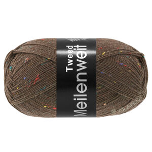 Lana Grossa MEILENWEIT 100g Tweed | 184-dark brown
