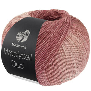 Lana Grossa MEILENWEIT 100g Woolycell Duo | 6011-sand beige/nougat/red brown