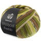 Lana Grossa MEILENWEIT 100g Woolycell Freddo | 6043-gray brown/moss green/apple green/gray green/pistachio/dark gray/light gray