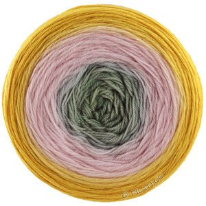 Lana Grossa MERINO LACE AQUARELL | 02-curry/antique pink/gray green