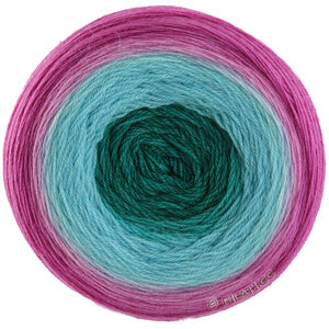 Lana Grossa MERINO LACE AQUARELL | 03-petrol/turquoise/fuchsia