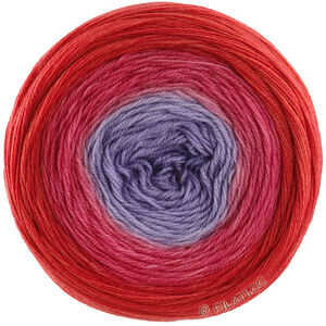 Lana Grossa MERINO LACE AQUARELL | 04-gray purple/raspberry/tomato red