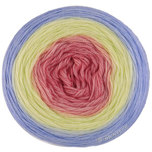 Lana Grossa MERINO LACE AQUARELL | 14-salmon/citrus yellow/light gray/light blue