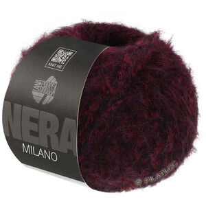 Lana Grossa MILANO (Nera) | 12-dark red/black mottled