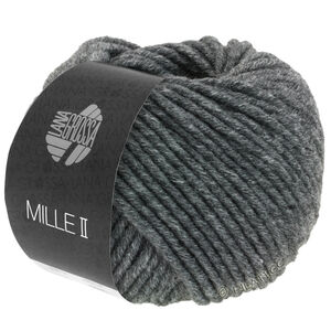 Lana Grossa MILLE II | 016-dark gray mottled