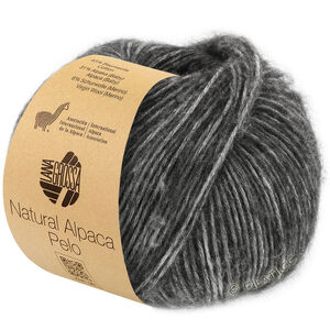 Lana Grossa NATURAL ALPACA Pelo | 004-dark gray mottled