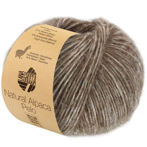 Lana Grossa NATURAL ALPACA Pelo | 008-dark brown mottled