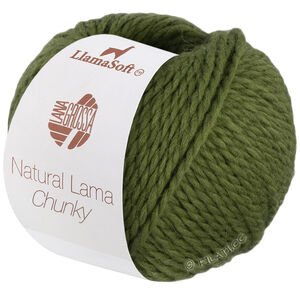 Lana Grossa NATURAL LAMA CHUNKY | 19-olive green
