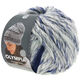 Lana Grossa OLYMPIA Denim | 254-white/navy mottled/gray/dark gray