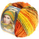 Lana Grossa OLYMPIA Classic | 049-yellow/orange/cinnamon brown/turquoise/petrol