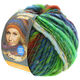Lana Grossa OLYMPIA Classic | 063-light blue/jade/grass green/orange brown