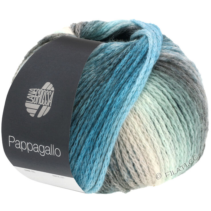 Lana Grossa PAPPAGALLO | 01-light gray/camel/dark brown/petrol/olive