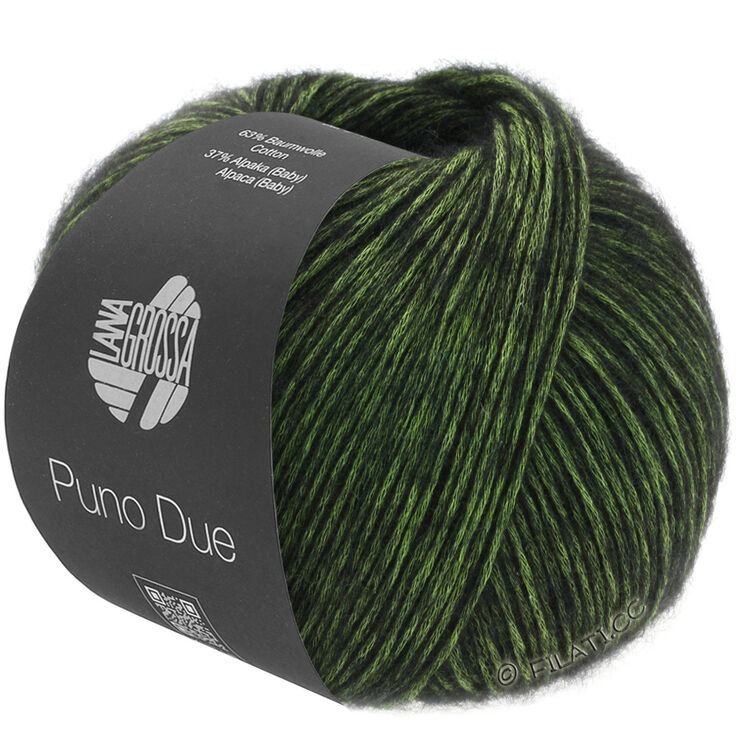 Lana Grossa PUNO DUE | 10-olive/black