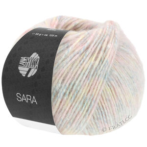 Lana Grossa SARA | 23-rose/vanilla/pastel blue mottled