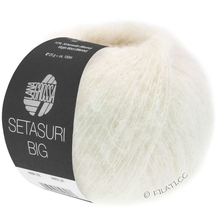 Lana Grossa SETASURI Big | 501-white