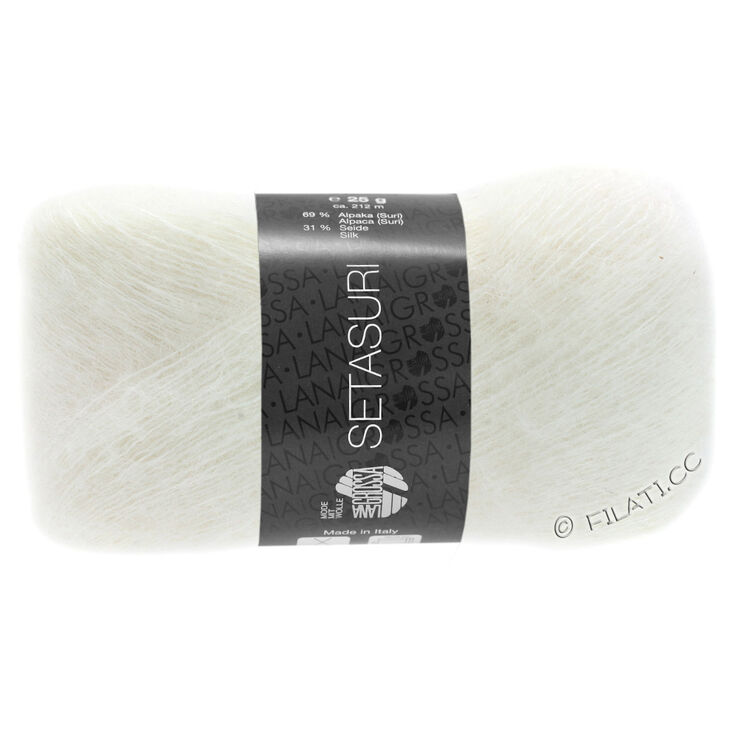 Lana Grossa SETASURI | 01-white