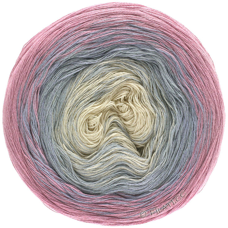 Lana Grossa SHADES OF COTTON LINEN | 701-rose/gray/light gray/natural