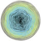 Lana Grossa SHADES OF COTTON | 118-medium gray/yellow green/turquoise/dark gray