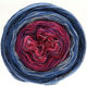 Lana Grossa SHADES OF MERINO COTTON | 604-lilac pink/purple/white/medium blue/pigeon blue