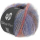 Lana Grossa SILKHAIR PRINT | 405-jeans/silver gray/red violet/rust/gray