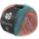 Lana Grossa SILKHAIR PRINT | 438-light red/turquoise blue/blue violet/green/gray