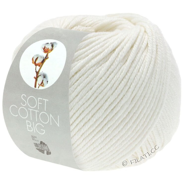 Lana Grossa SOFT COTTON Big | 01-white