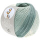 Lana Grossa SOFT COTTON Dégradé | 106-white/light gray/petrol gray