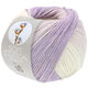 Lana Grossa SOFT COTTON Dégradé | 117-ecru/subtle purple/lilac