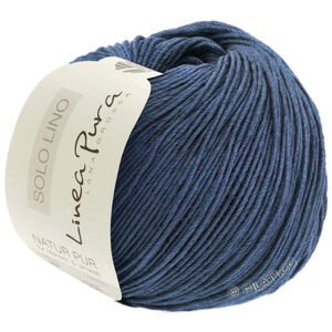 Lana Grossa SOLO LINO (Linea Pura) | 13-steel blue