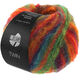 Lana Grossa TWIN 50g | 202-light green/dark green/red/orange/dark red/dark brown