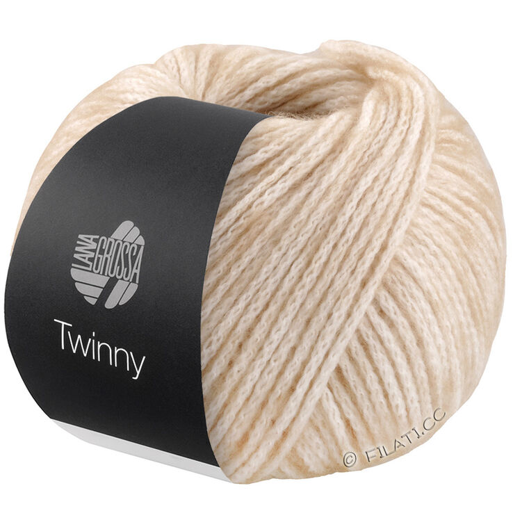 Lana Grossa TWINNY | 01-light beige/sand beige