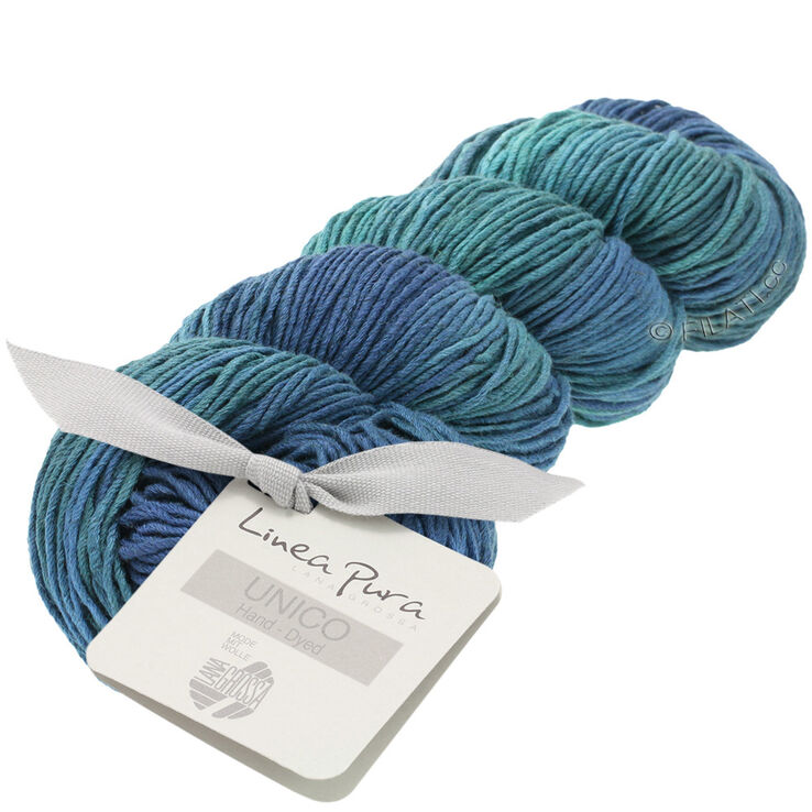 Lana Grossa UNICO (Linea Pura) | 01-dark petrol/petrol/turquoise