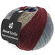 Lana Grossa MEILENWEIT 100g Yak Colorblock (ABOUT BERLIN) | 632-dark gray/light gray/purple/red brown/taupe mottled