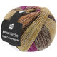 Lana Grossa MEILENWEIT 100g Yak Colorblock (ABOUT BERLIN) | 641-fuchsia/rose beige/rust/yellow/dark brown/gray mottled