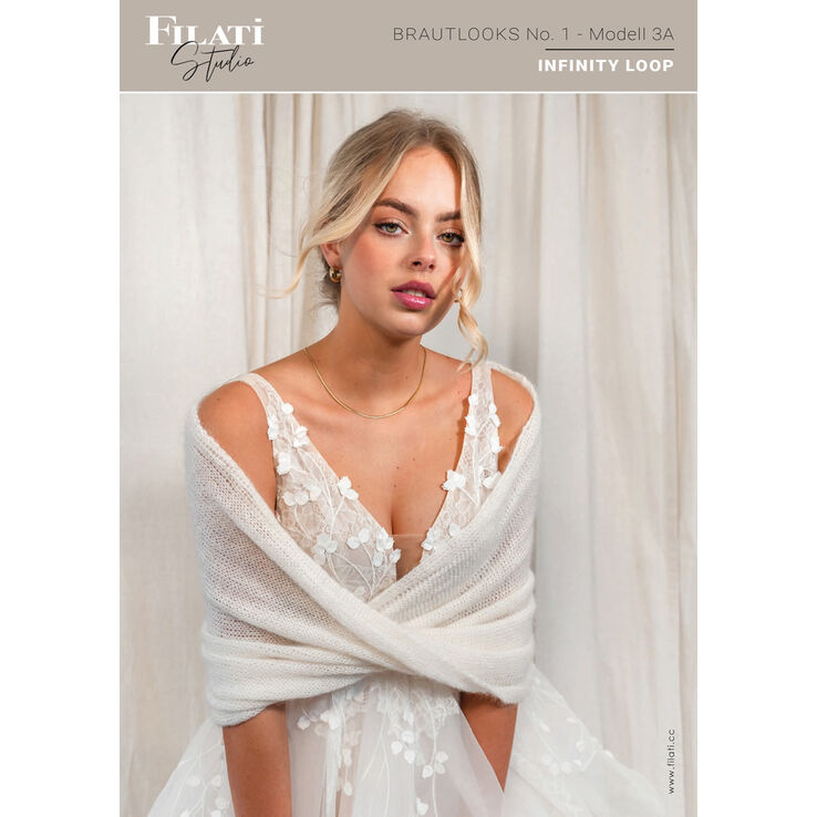 INFINITY LOOP white - Brautlooks No. 1 | M03a from FILATI Studio