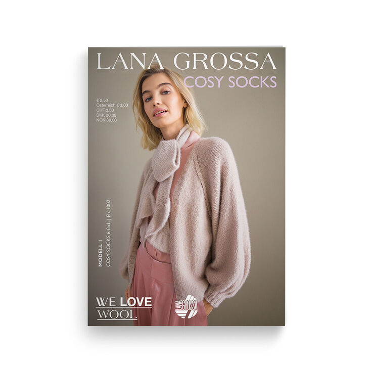 Cosy Socks Flyer 2026 - German Edition from Lana Grossa
