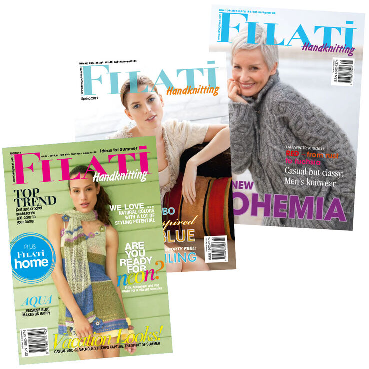FILATI Handknitting No. 41+43+44 - English Edition from Lana Grossa