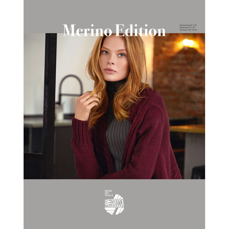 Merino Edition No. 1 - Magazine (DE) + Knitting instructions (EN) from Lana Grossa