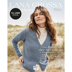 Merino Edition No. 3 - Magazine (DE) + Knitting instructions (EN) from Lana Grossa