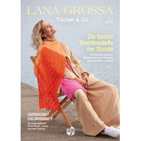 Tücher & Co. No. 7 - Magazine (DE) + Knitting instructions (EN) from Lana Grossa