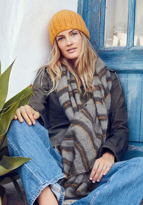SCARF Silkhair & Ecopuno from Lana Grossa