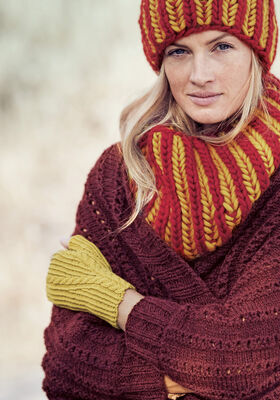 FINGERLESS MITTS Cool Wool from Lana Grossa