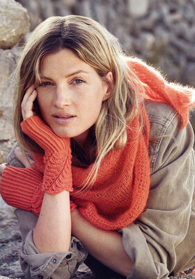 SHAWL Silkhair from Lana Grossa
