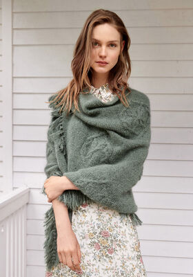 SCARF Cashmere 16 Fine & Silkhair from Lana Grossa