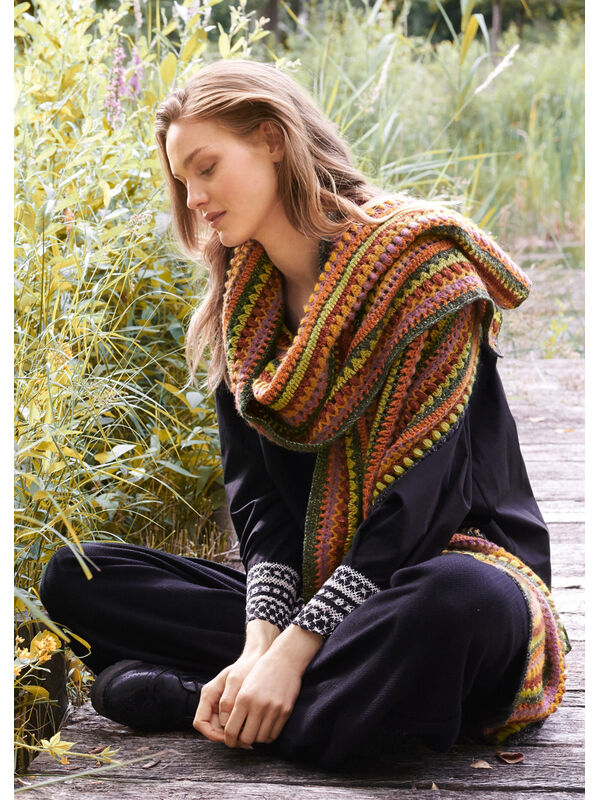 Lana Grossa CROCHET SHAWL Ecopuno & Brillino