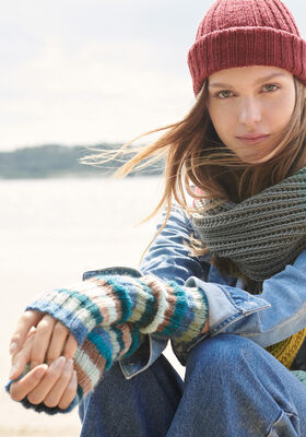 FINGERLESS GLOVES Ecopuno from Lana Grossa
