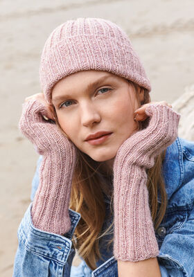 WRIST WARMERS Ecopuno & Brillino from Lana Grossa