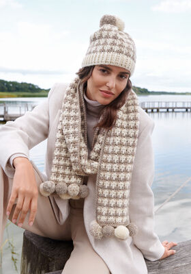 CROCHET SCARF Brigitte No. 2 from Lana Grossa