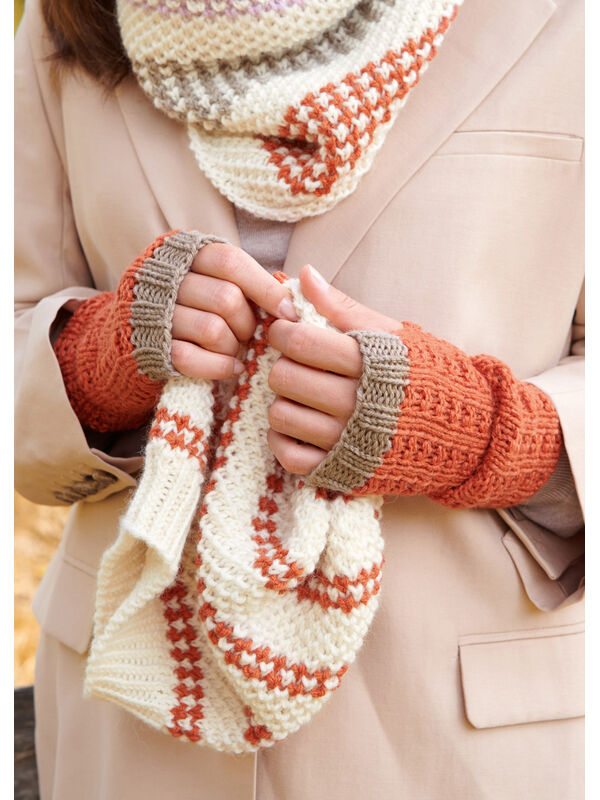 Lana Grossa ARM WARMERS Landlust Alpaka Merino 100